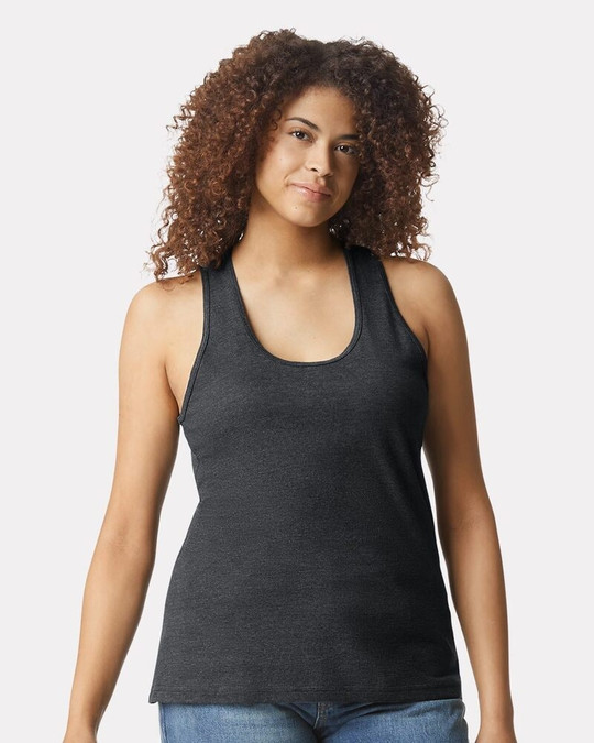 Gildan 67200L - Softstyle® Women’s CVC Racerback Tank Top
