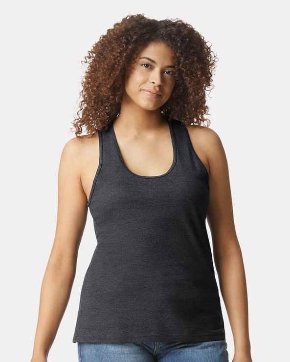 Gildan 67200L - Softstyle® Women’s CVC Racerback Tank Top