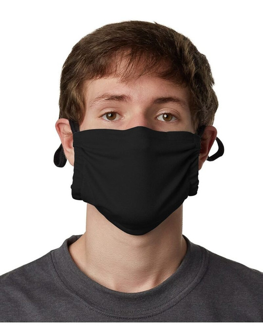 Hanes MKPKCR - Mascarilla Facial de Bolsillo de Algodón de 2 Capas