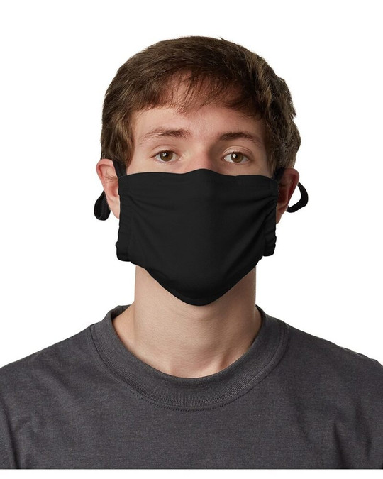 Hanes MKPKPR - Mascarilla Facial de Bolsillo de Poliéster de 2 Capas