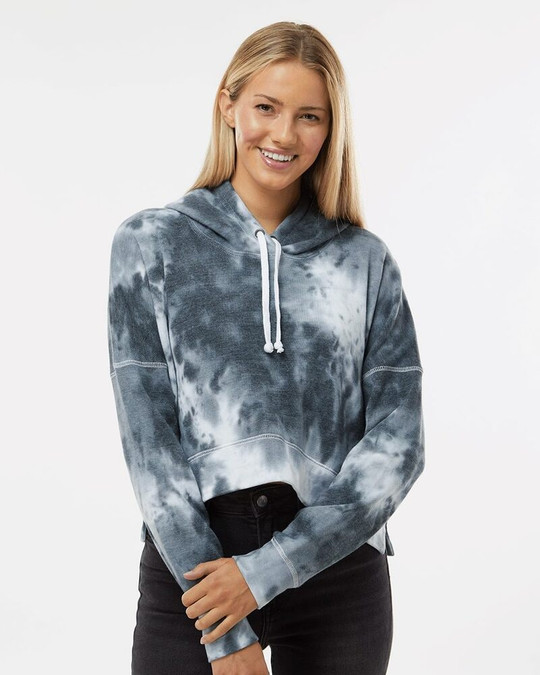 J. America 8853 - Sudadera con Capucha Recortada para Mujer