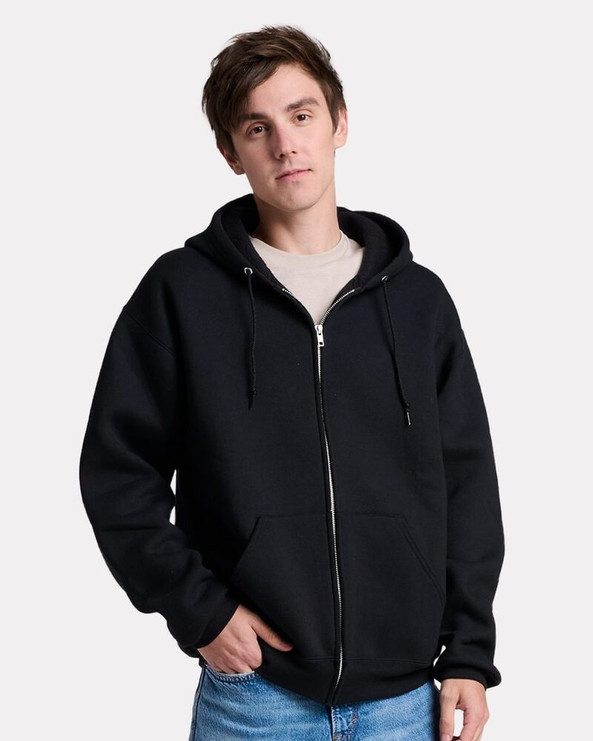 JERZEES Z12MR - Rugged Full-Zip Hooded Sweatshirt