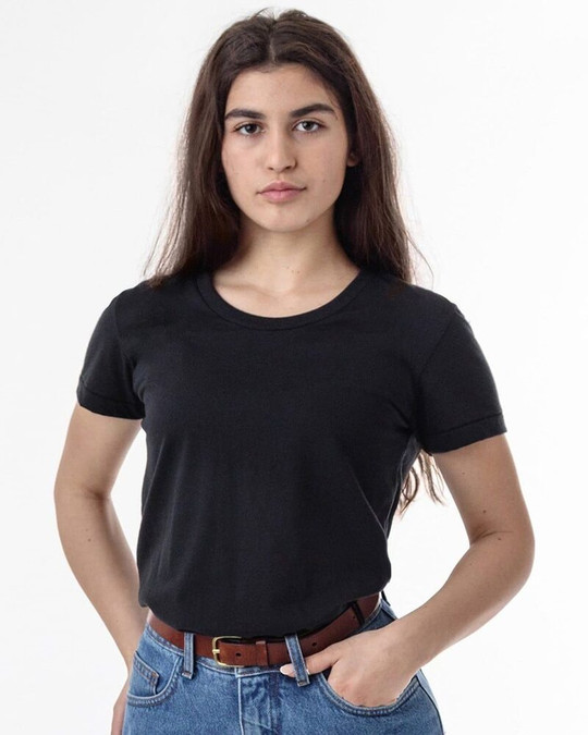 Los Angeles Apparel FF3001 - Camiseta 50/50 para Mujer Hecha en USA