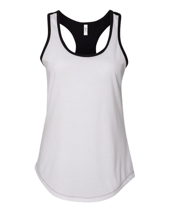 Next Level 1534 - Women’s Ideal Colorblocked Racerback Tank