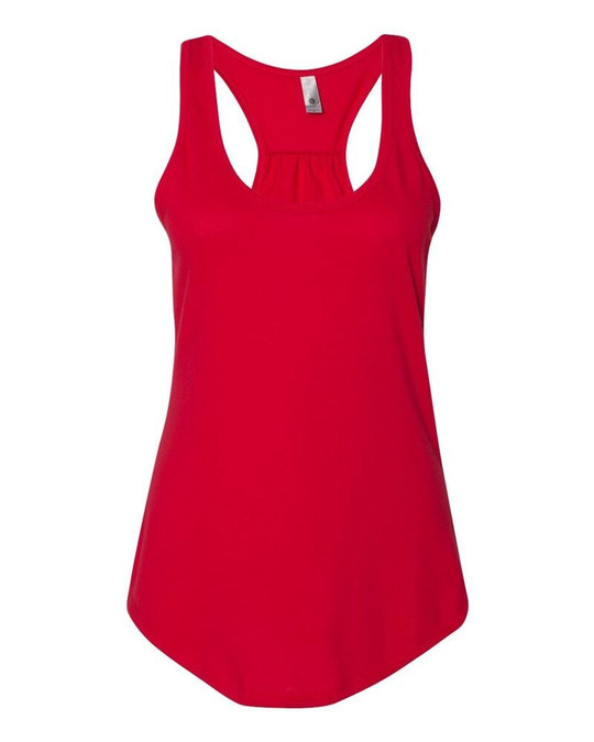 Next Level 6338 - Tank de Tirantes con Espalda Cruzada Fruncida para Mujer