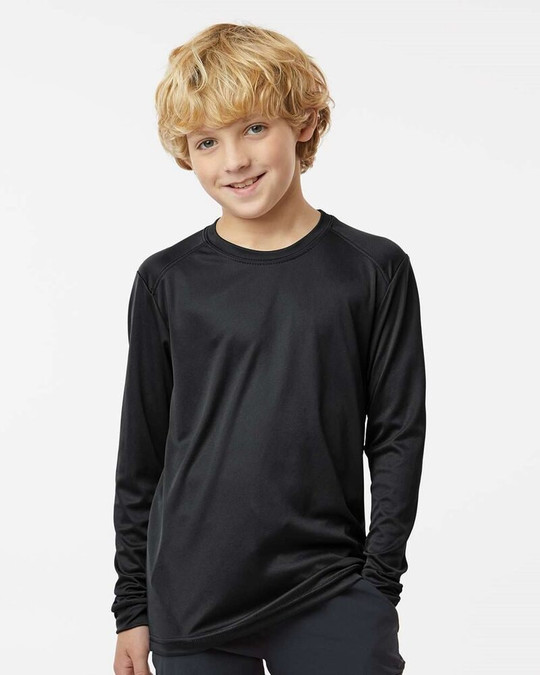 Paragon 218Y - Camiseta de Manga Larga de Rendimiento para Jóvenes Long Islander