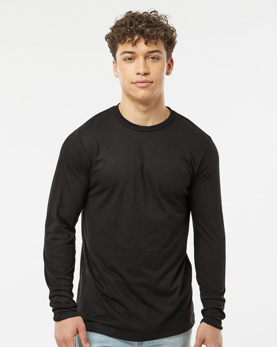 Tultex 242 - Camiseta de Manga Larga Poly-Rich