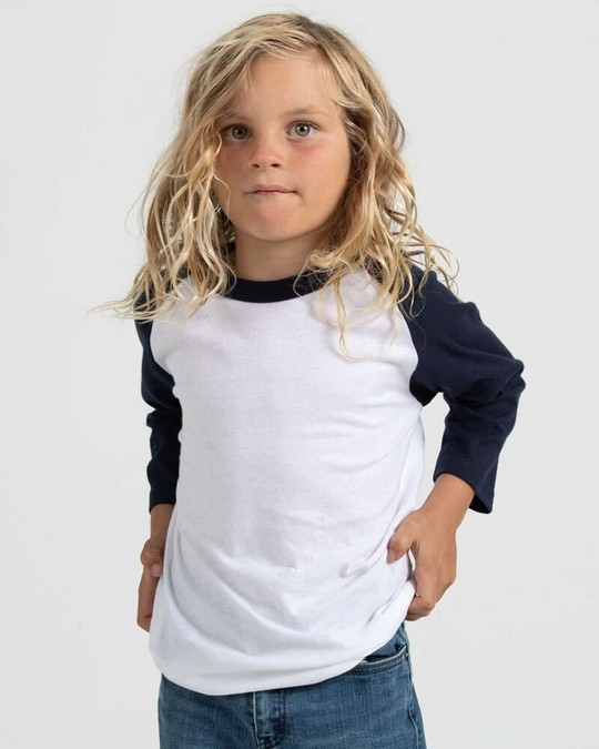 Tultex 245Y - Camiseta Raglán para Jóvenes