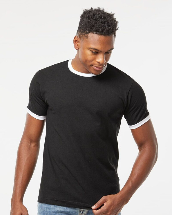 Tultex 246 - Fine Jersey Ringer T-Shirt