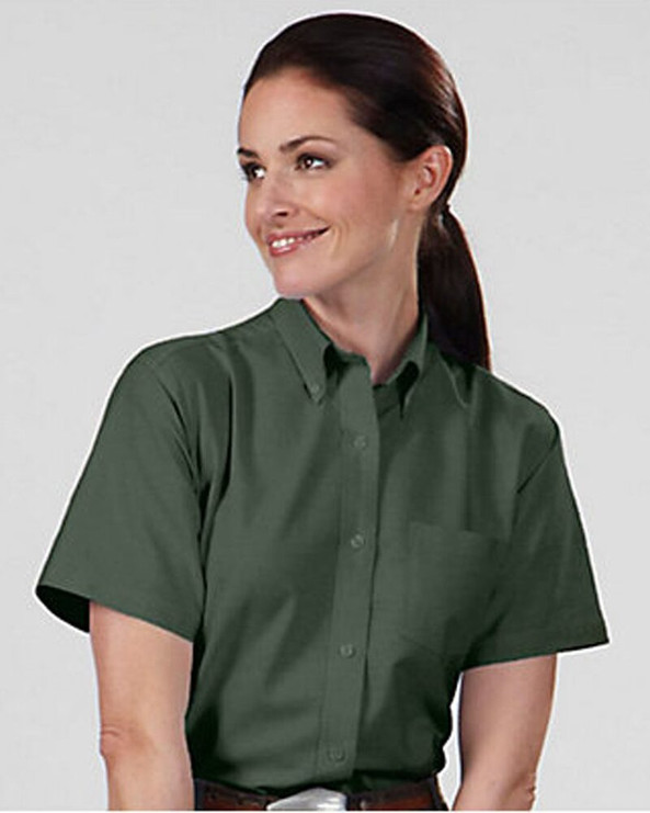 Van Heusen 13V0003 - Women's Regular Fit Short Sleeve Oxford