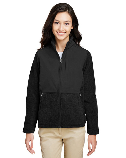 CORE365 CE890W - Veste hybride à fermeture éclair complète pour femmes Ladies Journey Summit