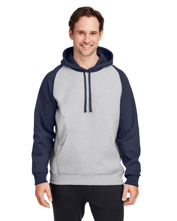 Team 365 TT96CB - Unisex Zone HydroSport Heavyweight Colorblock Hooded Sweatshirt