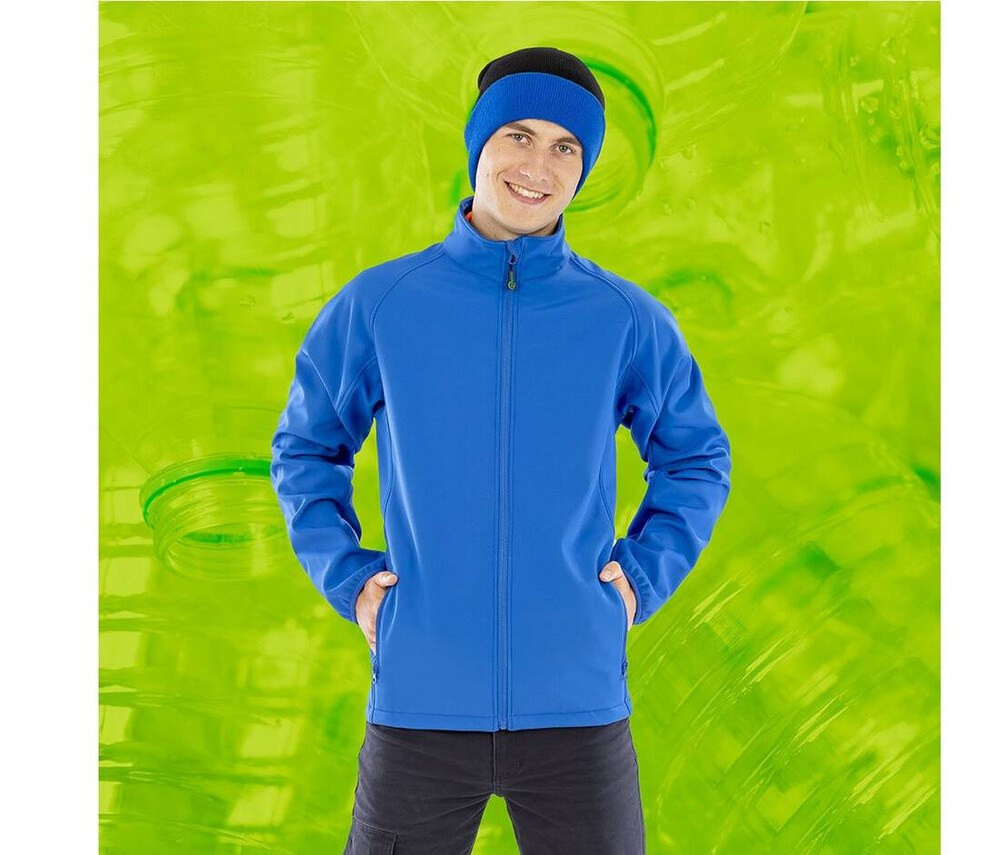RESULT RS901M - MENS RECYCLED 2-LAYER PRINTABLE SOFTSHELL JACKET
