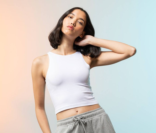 SF Women SK106 - DAMES CROPPED TOP