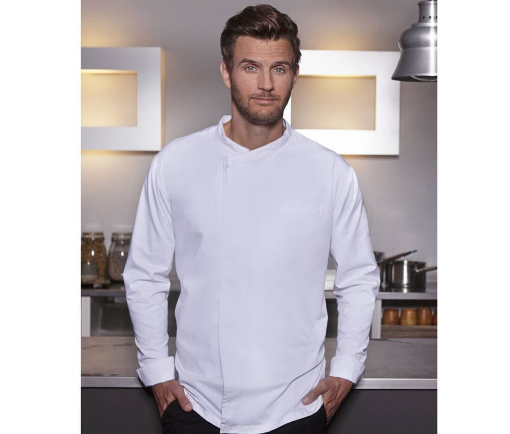 Karlowsky KYBJM4 - LANGARMSHIRT BASIC FÜR KÖCHE ZUM ÜBERWERFEN