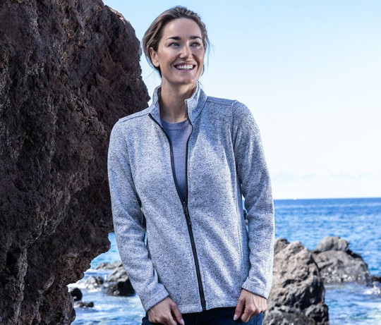 PROMODORO PM7725 - WOMEN'S KNIT FLEECE JACKET C+