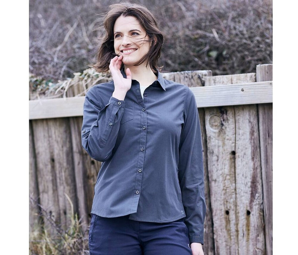 Craghoppers CES002 - EXPERT DAMES KIWI LANGEMOUWEN SHIRT - Dark