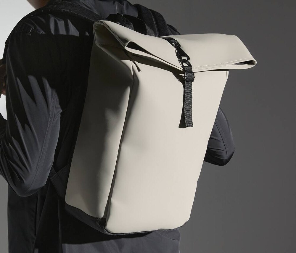 Bag Base BG335 - MATTE PU ROLL-TOP RUCKSACK