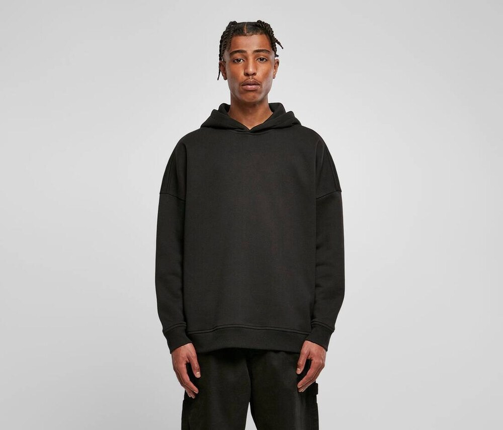 Build Your Brand BY199 - ÜBERGROßER KAPUZENPULLOVER MIT EINGESETZTEM ÄRMEL