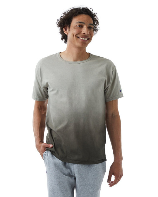 Champion CD100D - Unisex Classic Jersey Dip Dye T-Shirt
