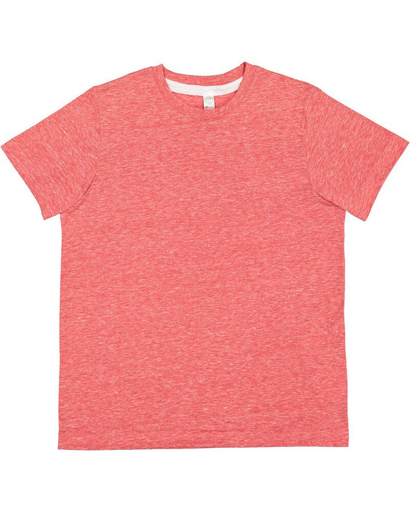 LAT 6191 - Youth Harborside Melange Jersey T-Shirt