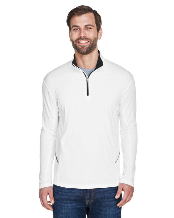 UltraClub 8230 - Men's Cool & Dry Sport Quarter-Zip Pullover