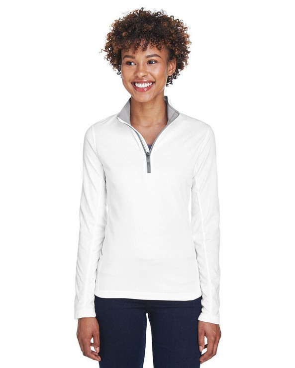 UltraClub 8230L - Ladies Cool & Dry Sport Quarter-Zip Pullover