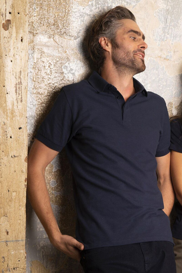 NEOBLU 03188 - OWEN MEN Piqué Polo Shirt With Concealed Placket
