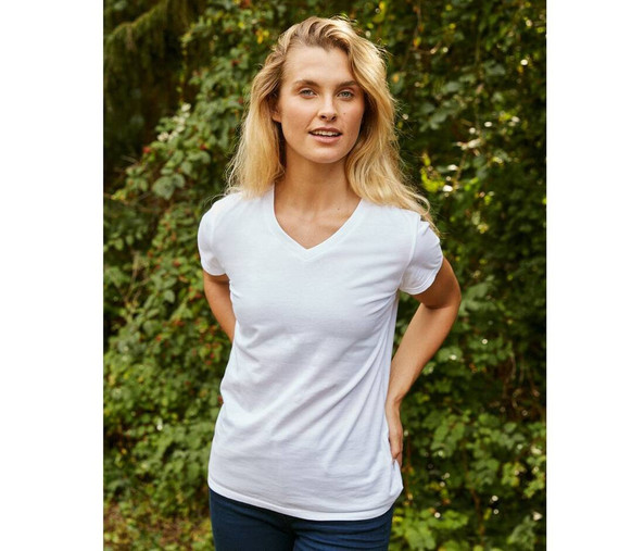 NEUTRAL O81005 - Women's single jersey V-neck T-shirt
