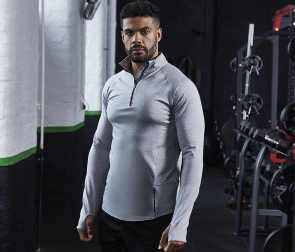 JUST COOL JC030 - COOL FLEX 1/2 ZIP TOP