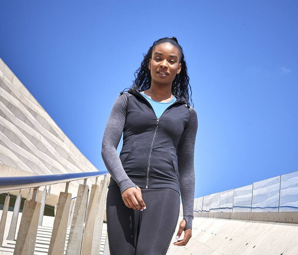 JUST COOL JC058 - WOMEN'S COOL CONTRAST ZOODIE