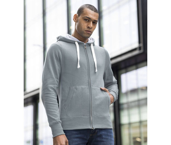 AWDIS JH052 - Schweres Sweatshirt mit Reißverschluss