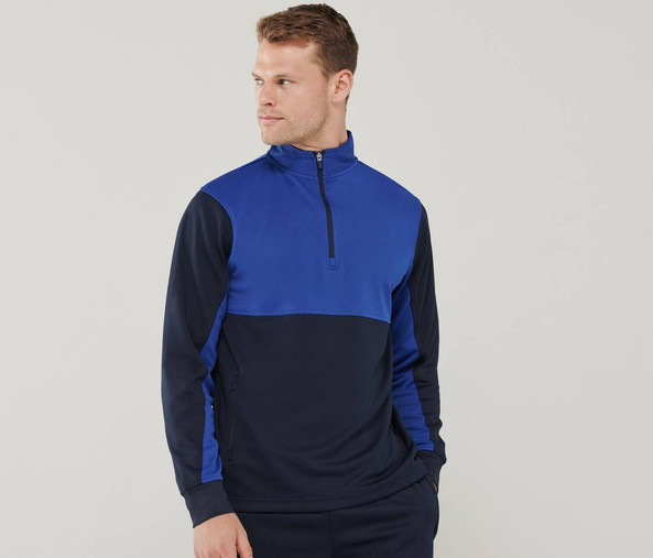 Finden & Hales LV874 - ADULTS' 1/4 ZIP TRACKSUIT TOP