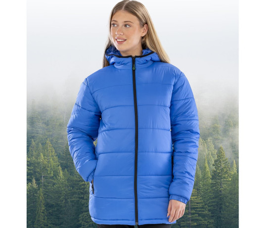 RESULT RS910X - RECYCLED HOODED PADDED PARKA