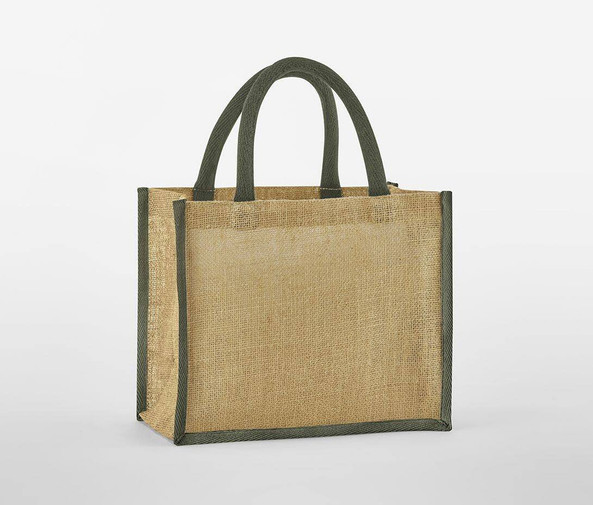 WESTFORD MILL WM473 - NATURAL STARCHED JUTE MIDI TOTE