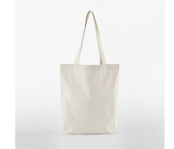 WESTFORD MILL WM251 - STRIPED ORGANIC COTTON TOTE