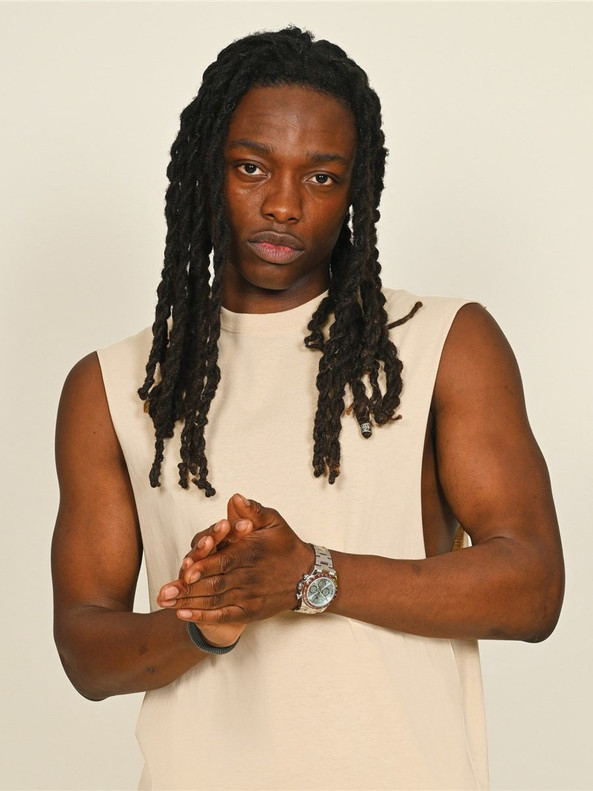 Casual Classics CRBV65 - Casual Ringspun Core 150 Droparm Raw Edge Tall Tank