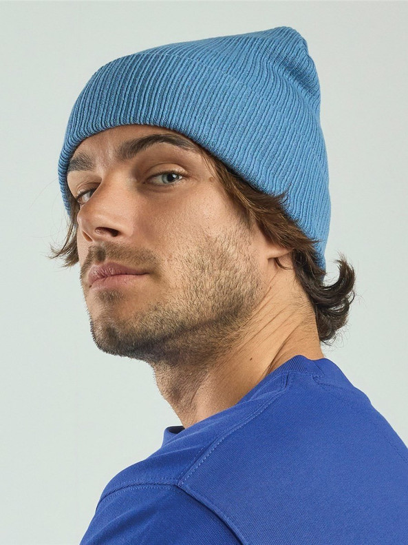 Atlantis ACNELB - Atlantis Nelson S Organic 2x1 Rib Cuffed Beanie