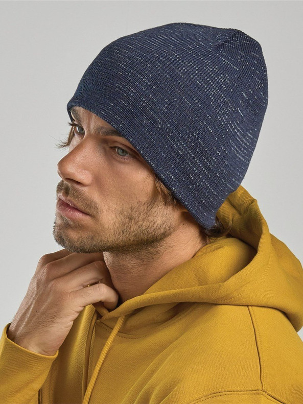 Atlantis ACSHIB - Atlantis Shine Recycled Short Beanie With Reflex Thread