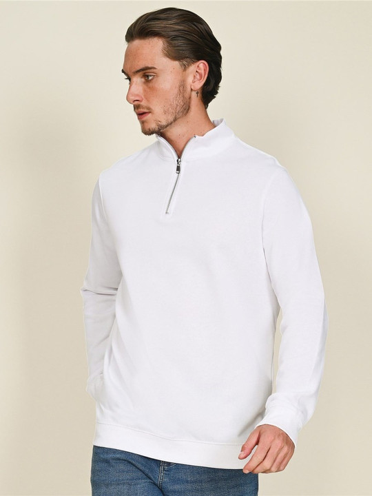 Casual Classics CRBSW50 - Casual Ringspun Blended 280 Core Quarter Zip Sweat