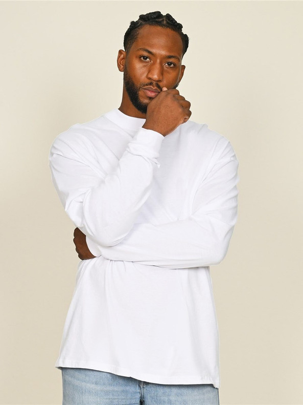 Casual Classics CRBT455 - Casual Ringspun Combed 180 Oversize Extended Neck Long Sleeve Tall T