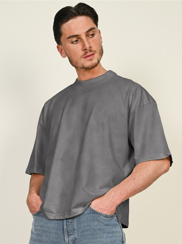 Casual Classics CRBTAC200 - Casual Ringspun Combed 220 Acid Wash Boxy Oversize Extended Neck T