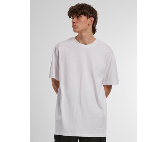 BUILD YOUR BRAND BY102S - ORGANIC HEAVY OVERSIZE TEE