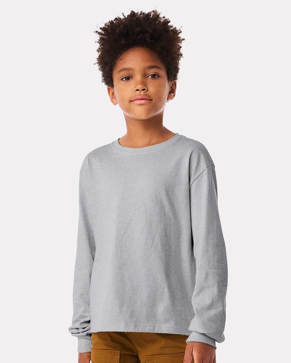 Bella+Canvas 3511Y - Youth 6oz. Heavyweight Long Sleeve Tee