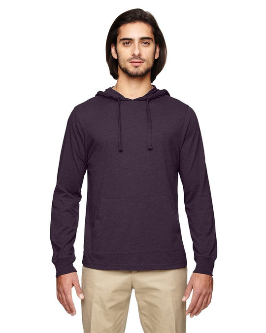 econscious EC1085 - Camiseta de manga larga con capucha y jersey ecológico