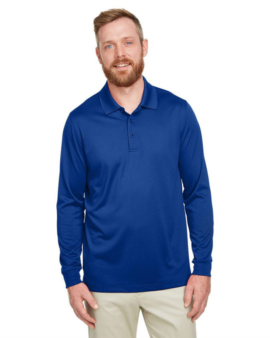 Harriton M348L - Polo de manga larga Advantage Snag Protection Plus IL para hombre