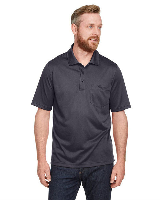 Harriton M348P - Polo de bolsillo Advantage Snag Protection Plus IL para hombre