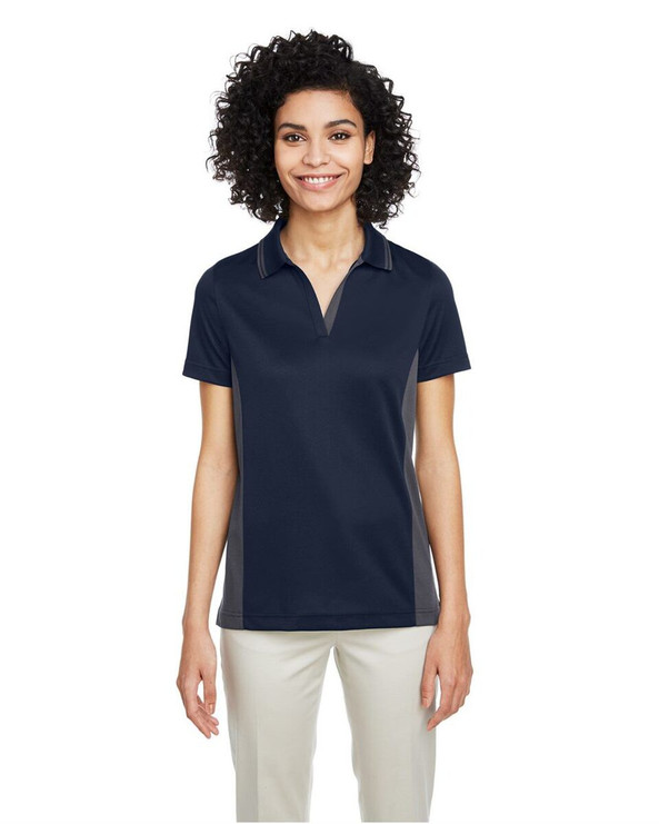 Harriton M386W - Polo de mujer Flash Snag Protection Plus IL Colorblock