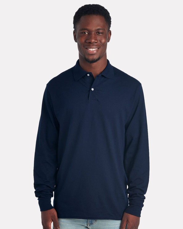 JERZEES 437LR - Polo de manga larga Dri-Power