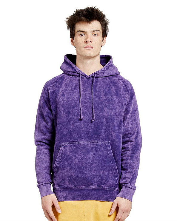 Lane Seven LST004 - Vintage Raglan Hooded Sweatshirt